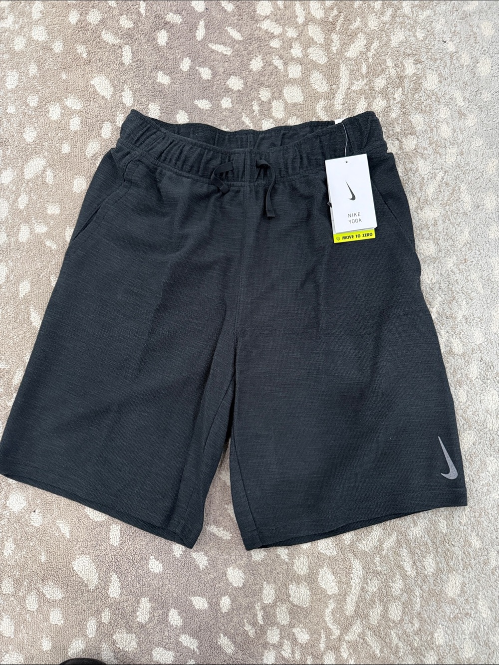 Nike Men’s Black Athletic Training Shorts with Swoosh